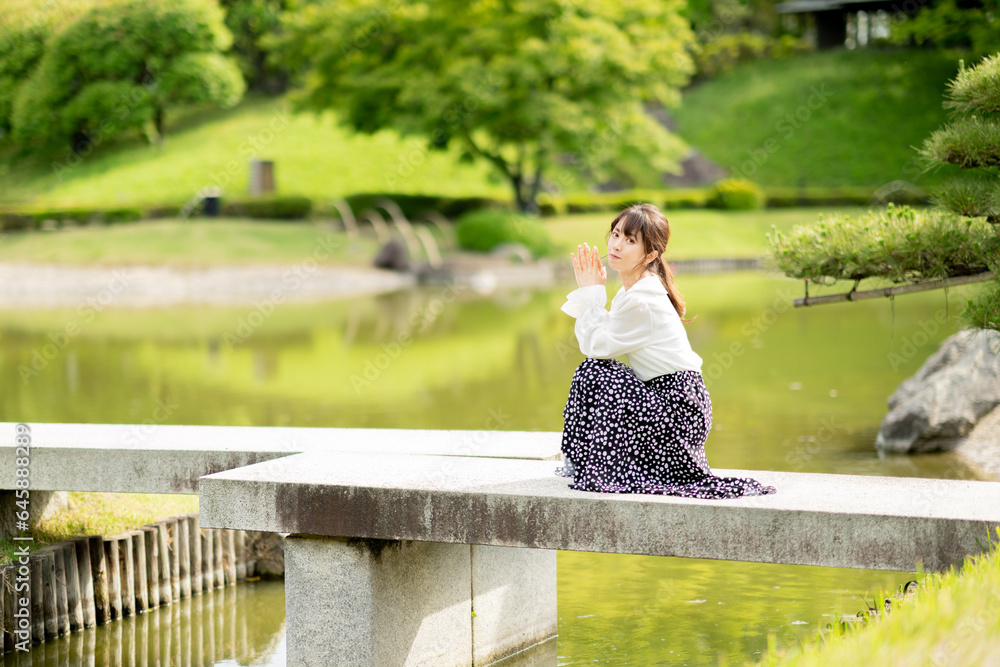 Naklejka premium 美しい日本女性
