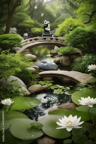 Harmony in Contrast A Photorealistic Yin Yang by Generative AI




