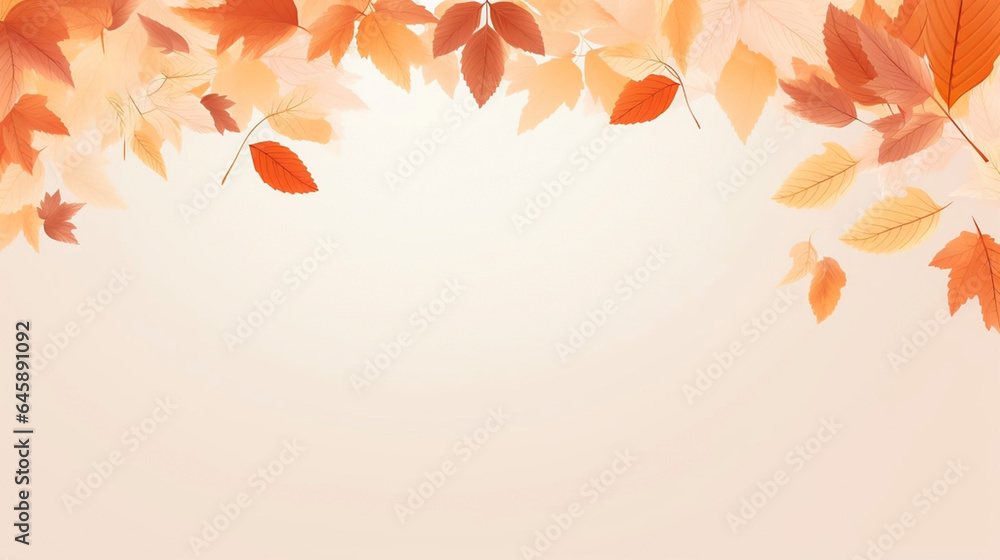 copy space, simple illustration, cop, background of autumn colored leafs. Autumn leaves isolated on white background. illustration, no text. Copy space is available. copy space, simple illustration, cop, background of autumn colored leafs. Autumn leaves isolated on white background. illustration, no text. Copy space is available.