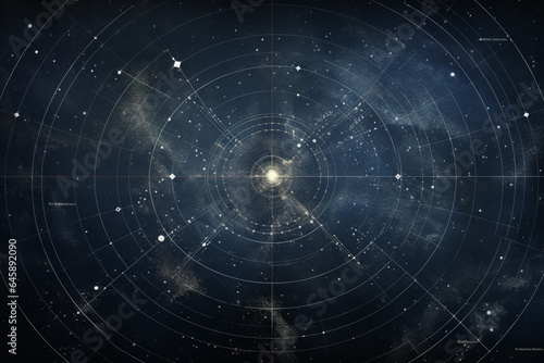 a star map for a fantasy universe, astrology