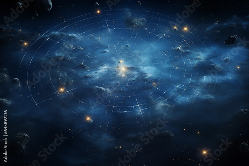 a star map for a fantasy universe, astrology