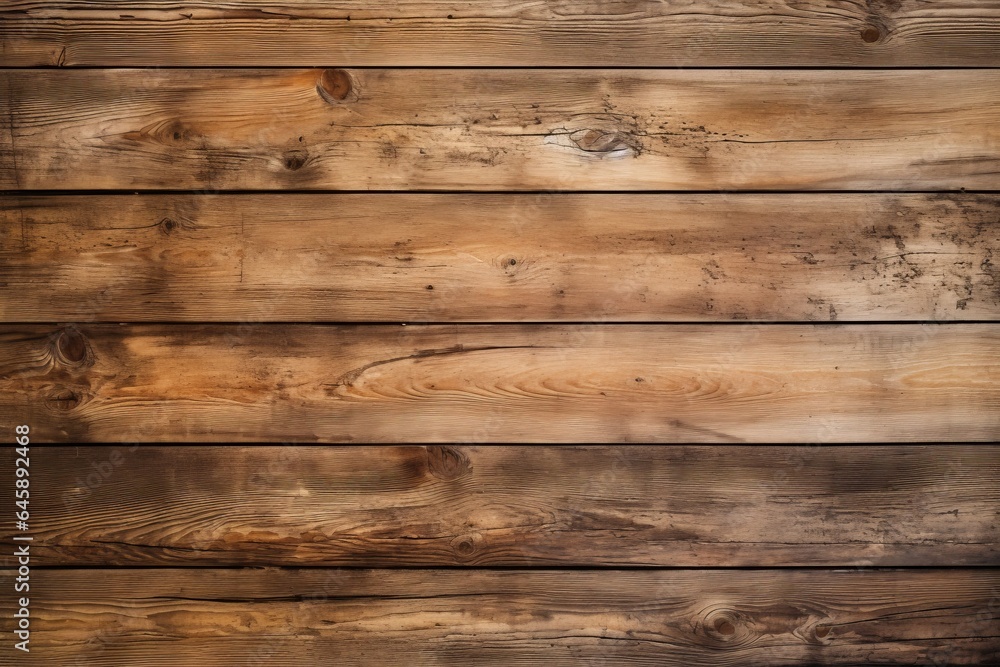Brown wood plank texture background. Generative AI image Brown wood plank texture background. Generative AI image