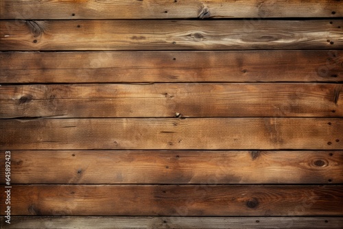 Brown wood plank texture background. Generative AI image