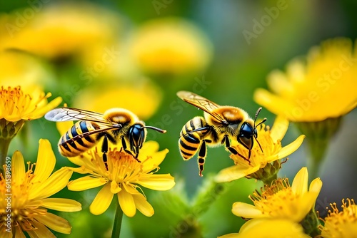 bee on flower © qaiser