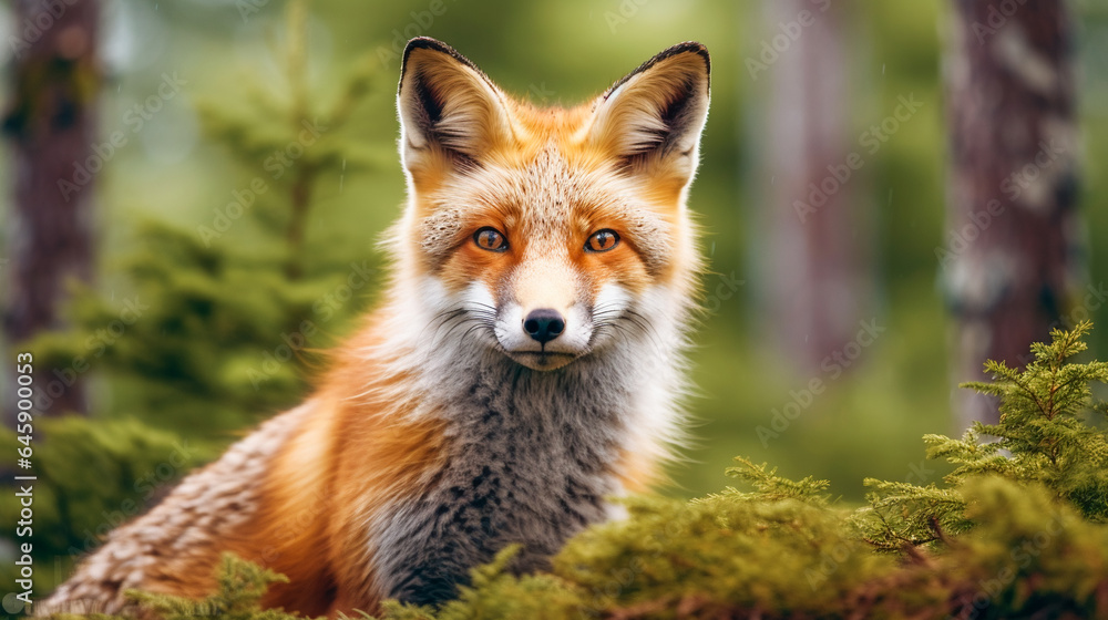 Fototapeta premium Fox in the Wilderness