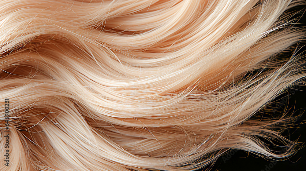 Hair Texture Close-Up Hair Texture Close-Up