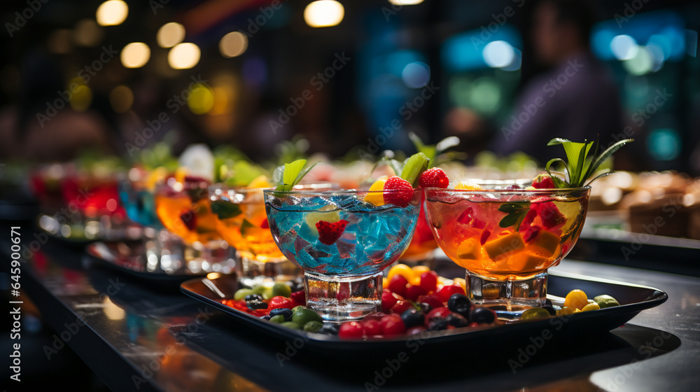 Vibrant Cocktail Party