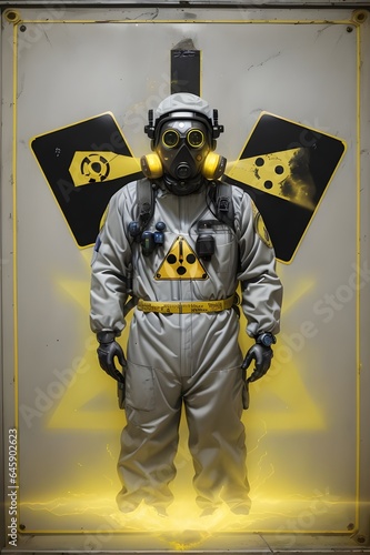 Radiating Realism A Photorealistic Radioactive Sign by Generative AI




