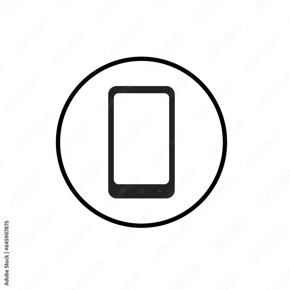 smartphone icon, phone vector illustration smartphone icon, phone vector illustration