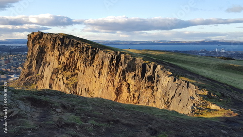 Volcanic hill in Edinburgh