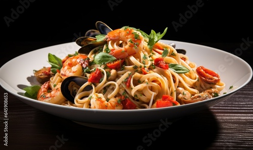 Delicious Seafood Spaghetti Dish