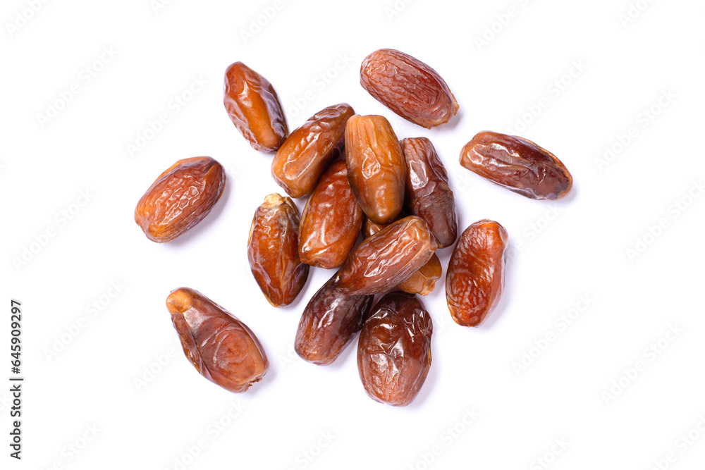 Date fruit on white Date fruit on white