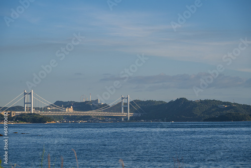 日本の香川県与島の瀬戸尾橋のある美しい風景 photo