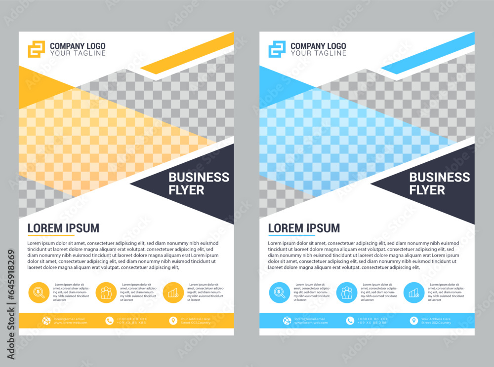 Modern Corporate Business Flyer Brochure Design Modern Corporate Business Flyer Brochure Design