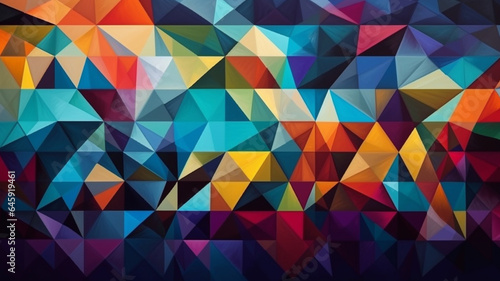 Colorful polygonal vector background. Abstract polygonal vector background