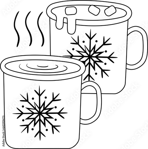 Cup Hot Chocolate and Coffee Icon