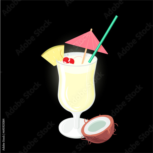 pina colada cocktail