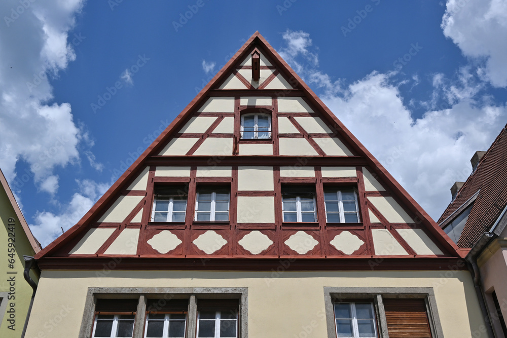 Cityscape of the old city / Rothenburg ob der Tauber, Germany

