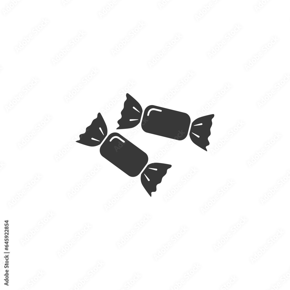 Candy icon in flat style. Vector Candy icon in flat style. Vector