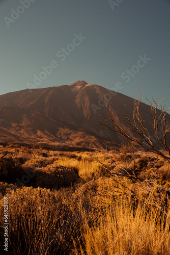 Teide and Tenerife at sunset photo