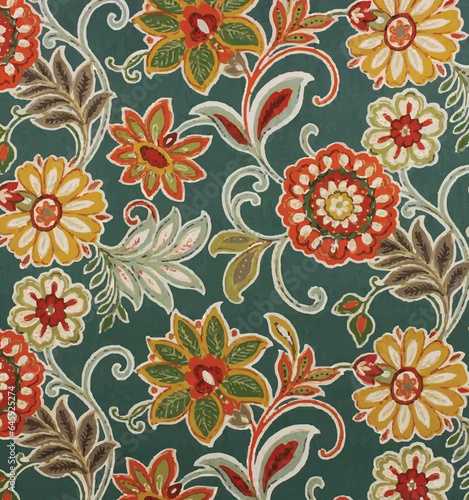 Abstract,Ikat,batik print,madhubani,kalamkari,block-print,Geometric,Ajrakh Pattern and Background digital printing textile