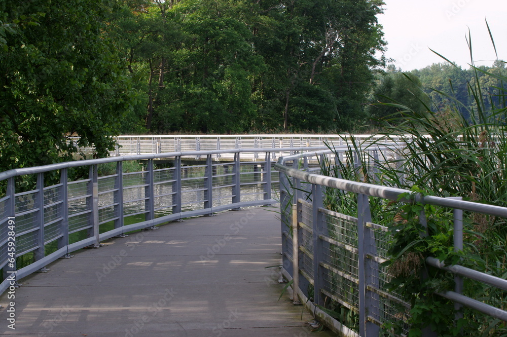 kórnik - a bridge in a small village in poland kórnik - a bridge in a small village in poland