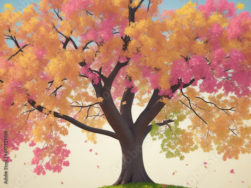 Wallpaper Mural blossom in spring, ai generative Torontodigital.ca