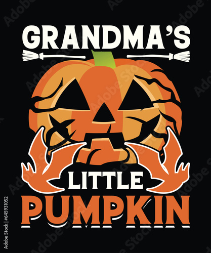 Halloween t-shirt design template vector