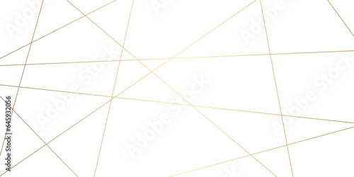  Abstract golden geometric random chaotic lines for t-shirt, wall design background. Luxury premium lines background.