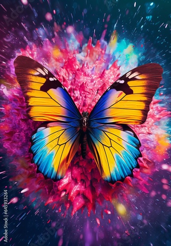 Colourful butterfly © Camilla