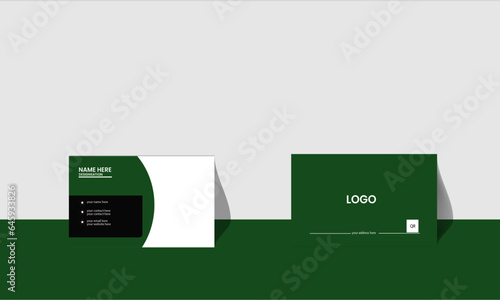 double sided modern business card illustrator 