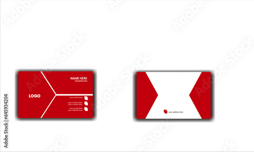 double sided business card template