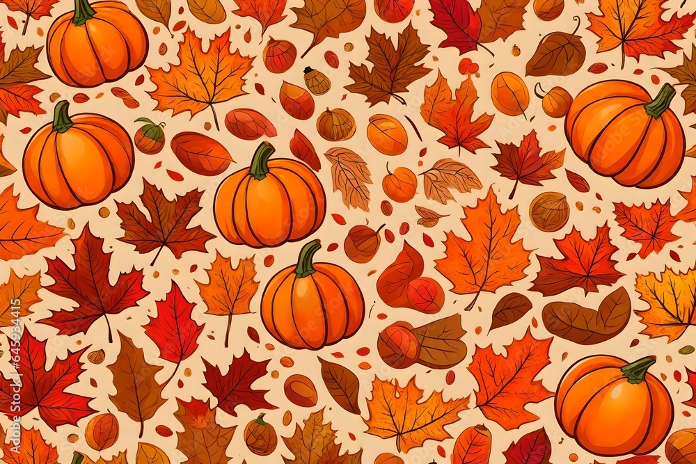 Autumn Thanksgiving Background 