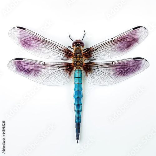 dragonfly on white background © RDO