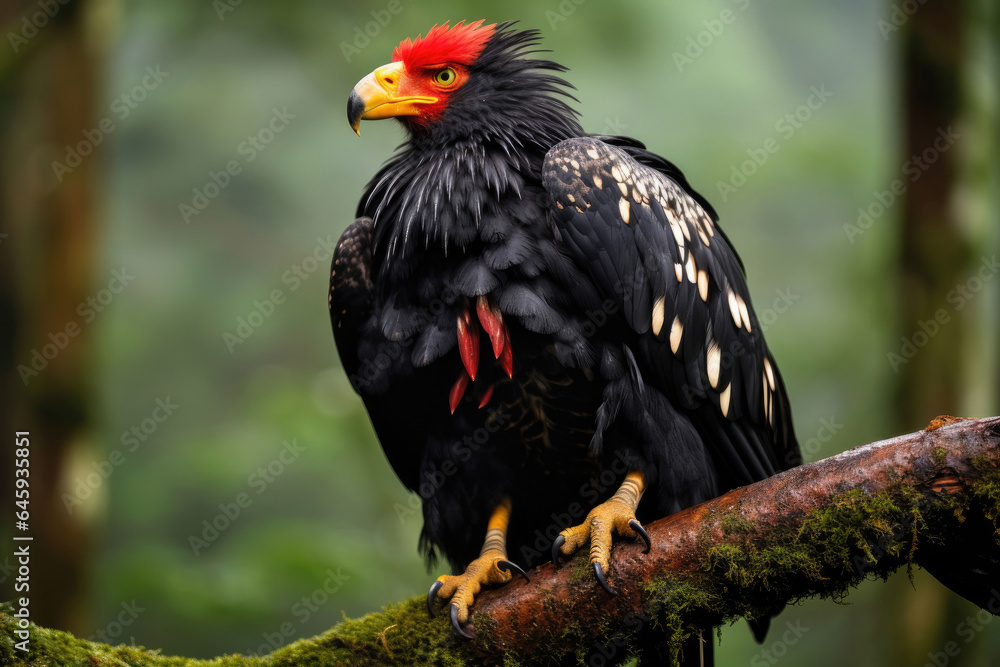 Bateleur Eagle in the wild