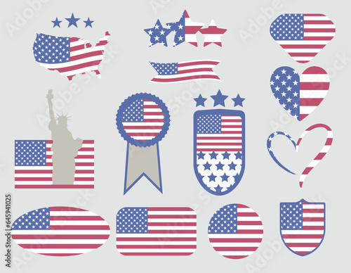 veteran symbols,american flag shaped,american badge,united states flag collection,ready to print,soft colors,united states freedom symbol,eps