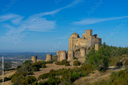 el bonito castillo del Loarre de estilo rom  nico en Huesca  Espa  a