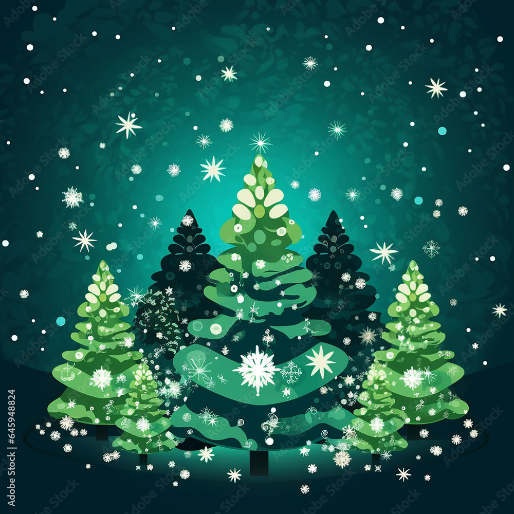 Christmas background, environmental protection background for nature