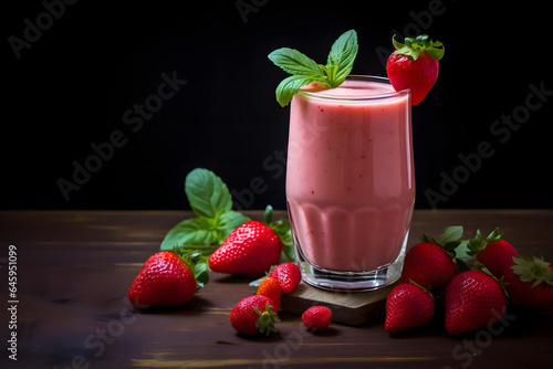 sweet  refreshing Strawberry Smoothie