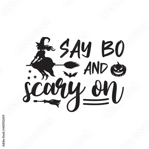say bo and scary on