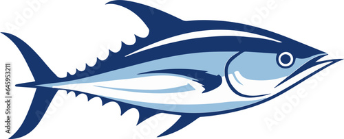 Albacoore Tuna Flat Icon
