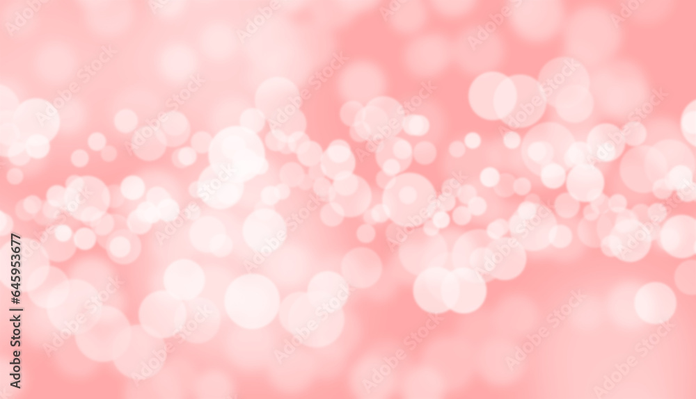 Abstrack Bokeh Background-red