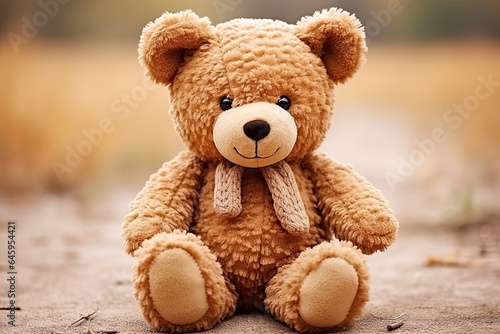 Little teddy bear isolated on white stock photo © Damnino