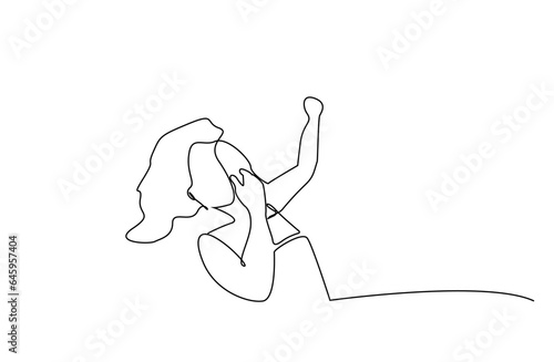 little girl child underwater breath holding training activity lifestyle line art design