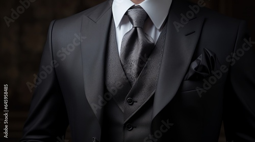 suits with fine tailoring and a dapper costume and tuxedo