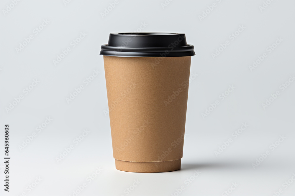 A cardboard coffee cup A cardboard coffee cup