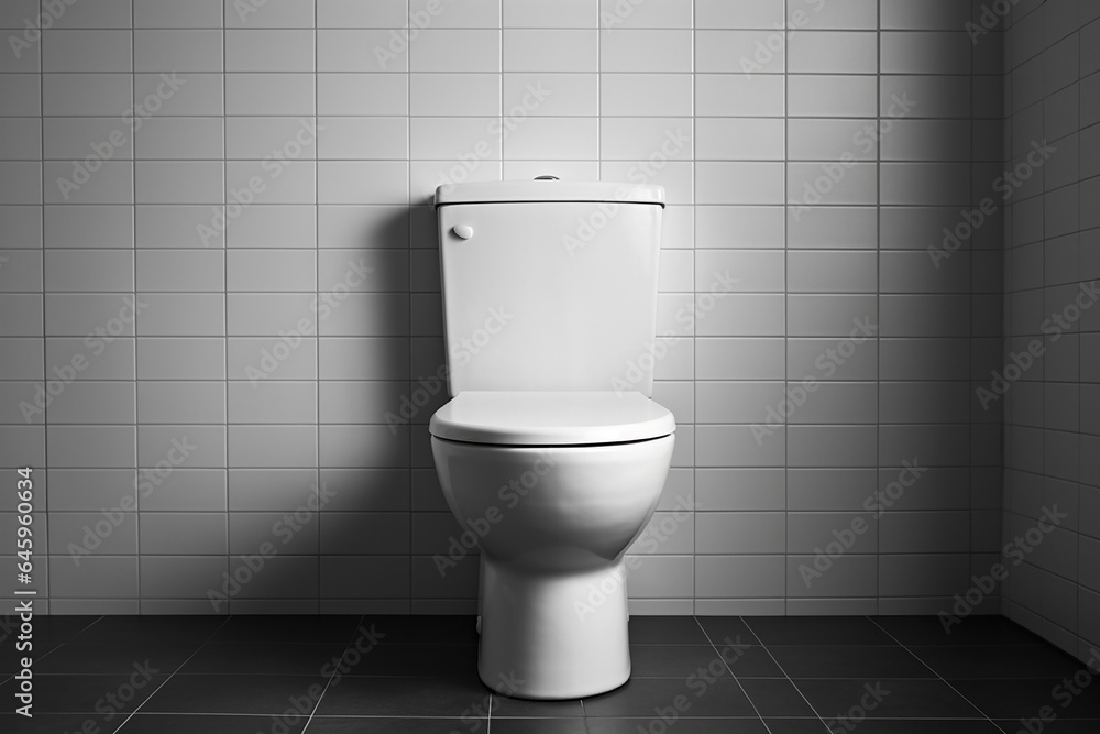 A toilet in a modern bathroom A toilet in a modern bathroom