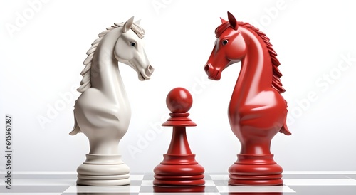 red and white chess