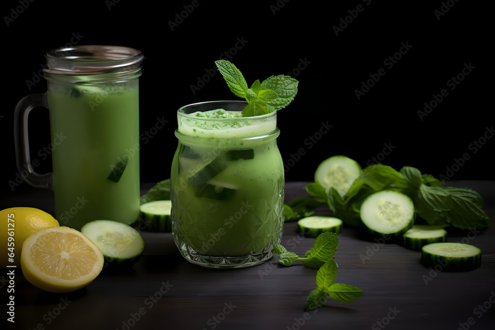 cool, refreshing Cucumber Mint Smoothie cool, refreshing Cucumber Mint Smoothie