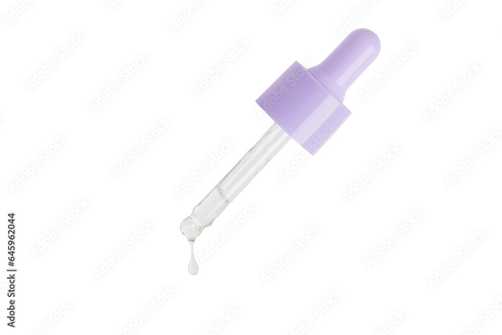 Purple cosmetic dropper. On an empty background. PNG Purple cosmetic dropper. On an empty background. PNG